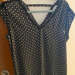 Black with white dots